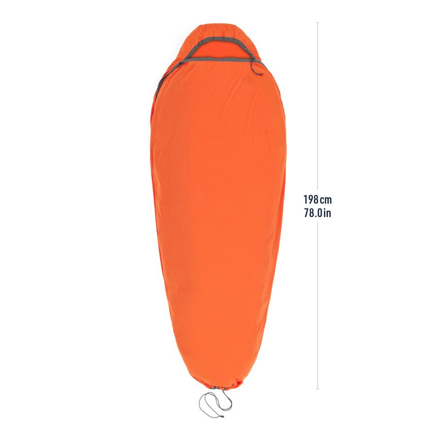 Compact Mummy with Drawcord || Reactor Extreme Sleeping Bag Liner